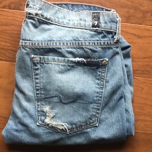 Josefina boyfriend (skinny) size 28 distressed 7